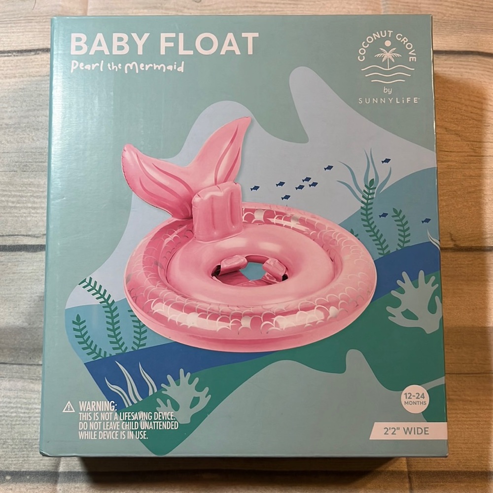 Pearl the Mermaid Baby Float by SunnyLife. New in box!